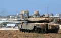 Tanque israelita em Gaza
