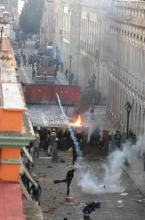 Oaxaca manifestação de 25 de Novembro