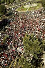 Manifestantes reclamaram justiça na morte de Pinochet