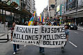 Manifestação de apoio a Evo Morales. Foto de Thermofunk, FlickR