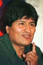 Evo Morales - Presidente da Bolívia