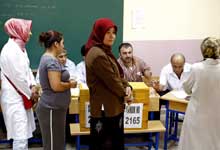 Assembleia de voto na Turquia (22/07/07) - Foto da Lusa