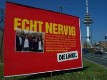Outdoor do Partido de Esquerda para as Eleições em Bremen