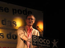 Francisco Louçã. Foto de Paulete Matos