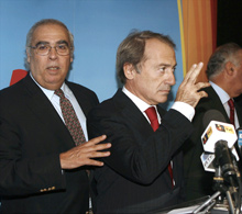 Angelo Correia e Luís Filipe Menezes