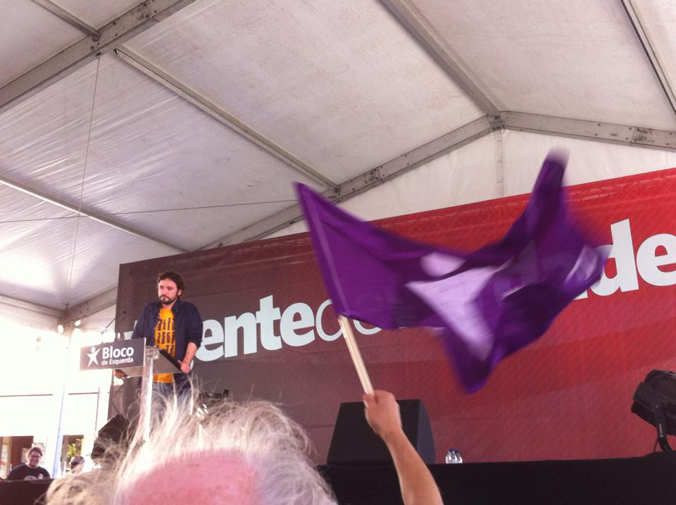 Foto Bloco de Esquerda do Porto, retirada da página no facebook