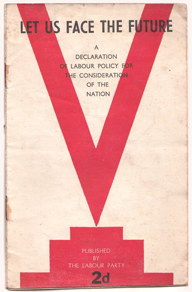 Manifesto eleitoral trabalhista de 1945. 