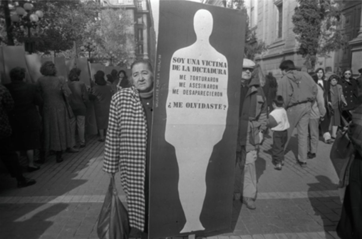 Manifestação de familiares de desaparecidos, 1989.