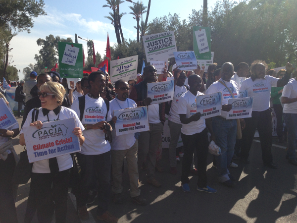 Marcha pela Justiça Climática em Marraquexe, 13 de novembro de 2016