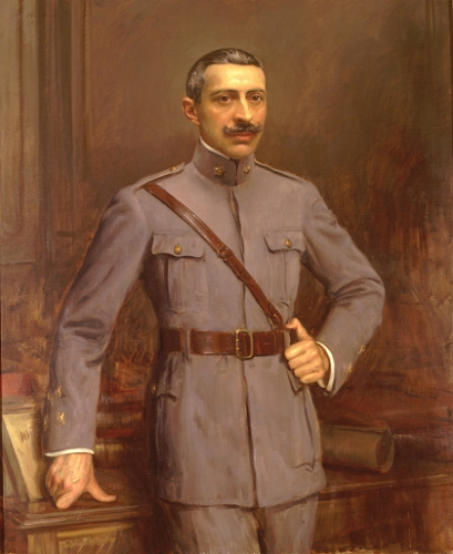 Retrato oficial de Sidónio Pais enquanto Presidente da República Portuguesa, da autoria de Henrique Medina, e patente na Galeria de Retratos Oficiais no Museu da Presidência.