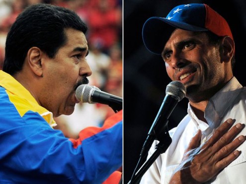  Nicolas Maduro, ganhou a Henrique Capriles, o candidato da oposição, por uma diferença de apenas 1,49% dos votos, enquanto que cinco meses antes, Chávez, na sua última eleição, tinha ganho com uma diferença de 10,76%