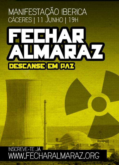 Cartaz do site fecharalmaraz.org