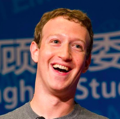 Mark Zuckerberg, fundador do Facebook. Fotografia da sua página oficial no Facebook.