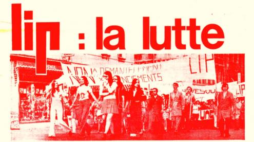 A ocupação da fábrica LIP em Besançon durou anos - Imagem lesutopiques.org