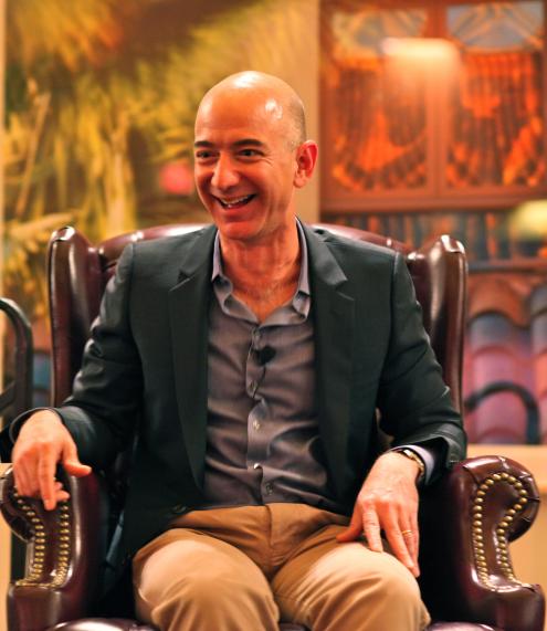 Jeff Bezos, o homem mais rico do mundo, é o novo dono do Washington Post. Foto de Steve Jurvetson