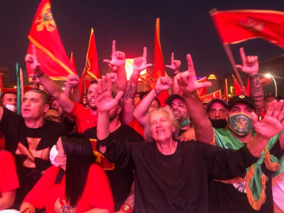 Protestos em Montenegro