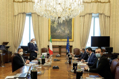 Mario Draghi e Matteo Salvini