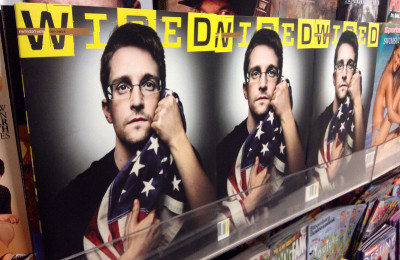 Snowden na capa da Wired