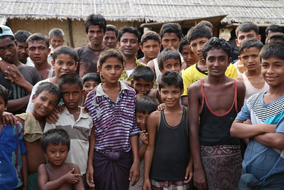 Refugiados Rohingya. 