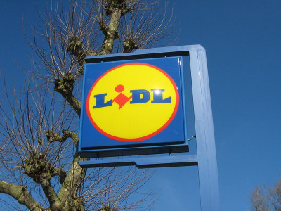 Placa do Lidl. Foto de DennisM2/Flickr.