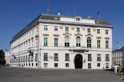 Chancelaria da Áustria, Viena. Foto Bwag/Wikimedia.