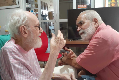 Celso Marconi e Urariano Mota.