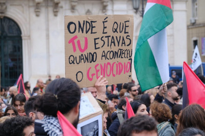 Manifestação pela Palestina em Lisboa