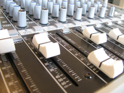 mesa de mistura de som