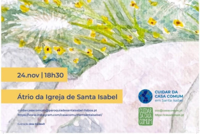 Cartaz da vigília de Lisboa