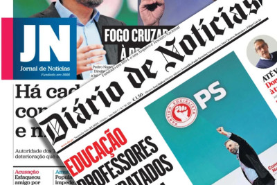 capas do DN e JN