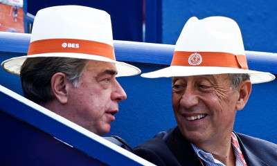 Ricardo Salgado e Marcelo Rebelo de Sousa no Estoril Open em 2009