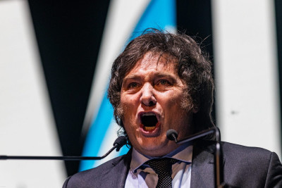 Javier Milei, presidente da Argentina.