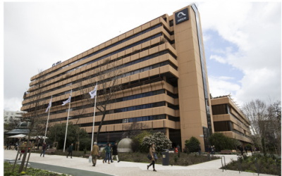 Edifício da Altice em Lisboa. Fotografia: Comissão de Trabalhadores da Meo.