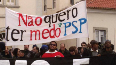 Manifestação contra violência policial em 2015.