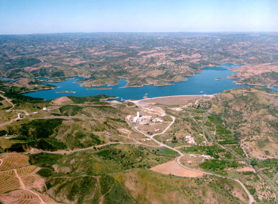Barragem de Beliche, concelho de Castro Marim. Foto de Àguas do Algarve.
