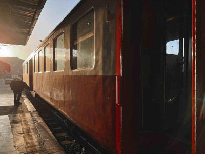 Comboio linha do Douro, estação do Pocinho