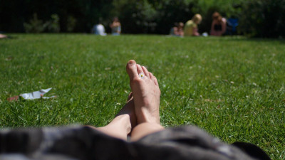 descanso no parque