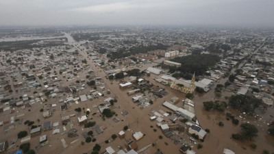 Cheias em Porto Alegre.