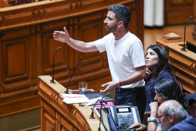 Fabian Figueiredo no Parlamento