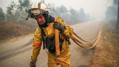 Bombeiro em Águeda.