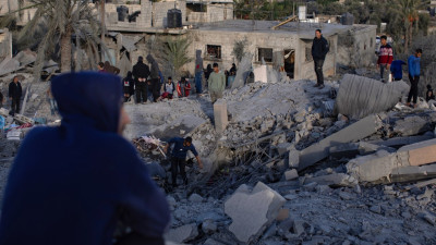 Escombros em Khan Younis