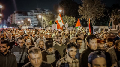 Manifestação em Tânger