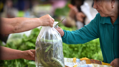 Legumes no mercado