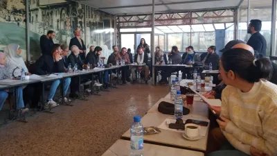 Encontro do Movimento Democrático Sírio em Damasco.