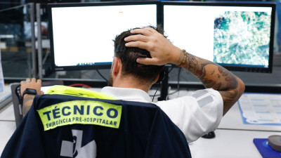 Técnico de emergência pré-hospitalar do Instituto Nacional de Emergência Médica.