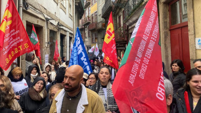 Manifestação de 22 janeiro m frente ao CNIS