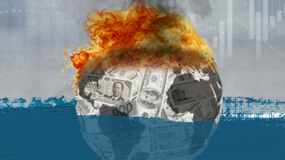 Pormenor da capa do estudo relatório Banking on Climate Chaos.