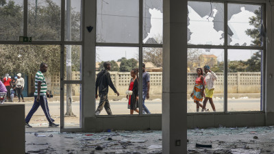 Dia a seguir aos protestos em Luanda. Foto de AMPE ROGÉRIO/Lusa.