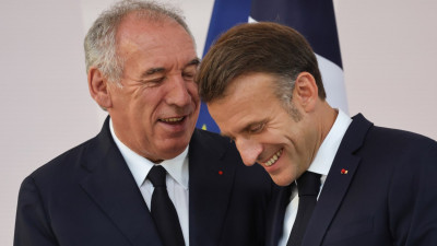 Francois Bayro e Emmanuel Macron