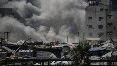 Ataque aéreo à cidde de Gaza este domingo